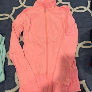 Coral Lululemon Asana Jacket size 6